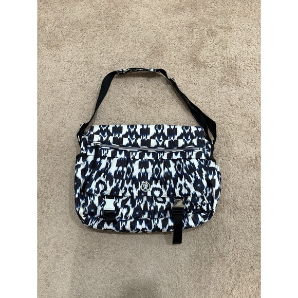 Lululemon Urban Yogini Ikat Yoga Messenger Bag Sprinkler Blue main image 12
